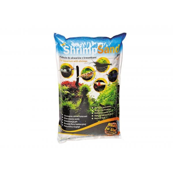 Podłoże SHRIMP SAND 4 kg (czarny) AQUA ART