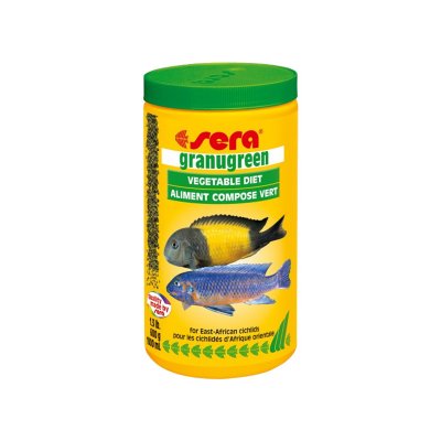 SERA GRANUGREEN 1000ml Pokarm Malawi Tanganika