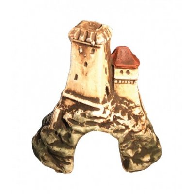 AQUA NOVA Ozdoba ceramiczna ZAMEK RUINY N-30007