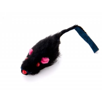 Zabawka jeżdżąca myszka 7 cm dla KOTA JkAnimals