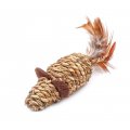Zabawka mała sizalowa mysz 16cm dla KOTA JkAnimals