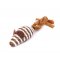 Zabawka mała sizalowa mysz 13cm dla KOTA JkAnimals