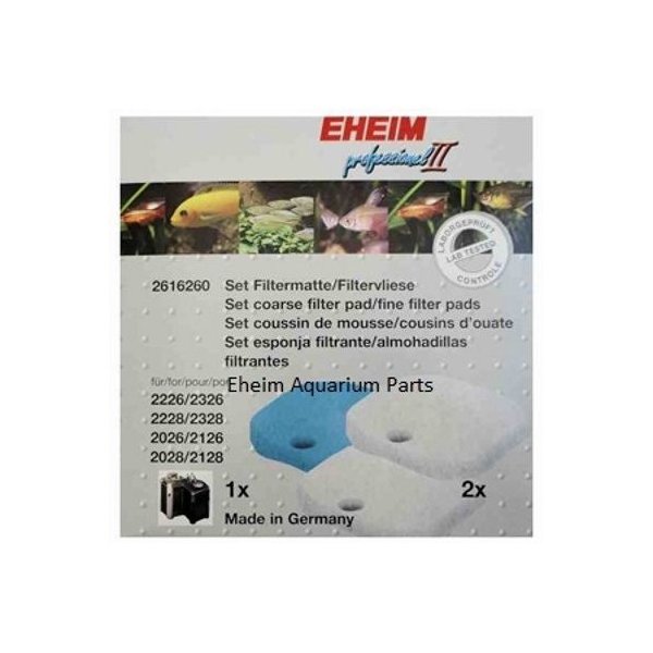 EHEIM EXPERIENCE 2422 2424 (2xwłóknina, 1gąbka )