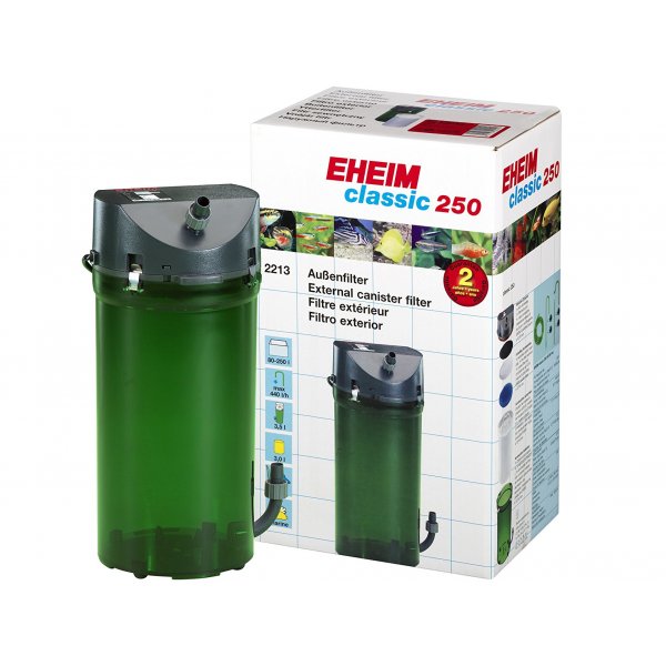 Eheim CLASSIC 2213+ media 250l najlepsze filtry