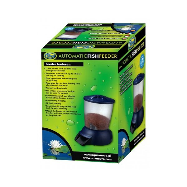 AQUA NOVA P-FEED POND Automatyczny karmnik