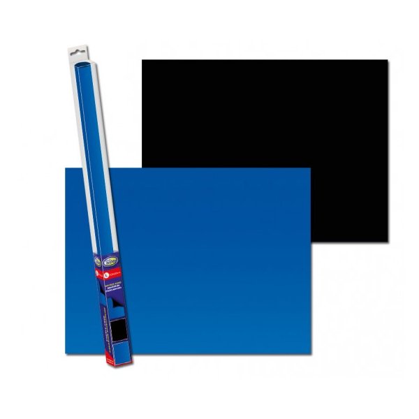 AQUA NOVA Tło cięte CZARNE-NIEBIESKIE 150x60cm