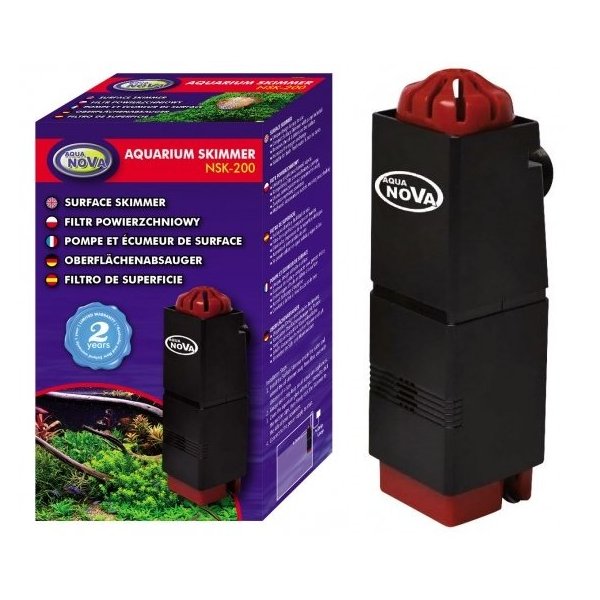 AQUA NOVA NSK-200 Filtr powierzchniowy 200L/h 33cm