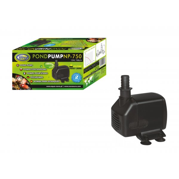 Pompa aqua-nova stawowa 750l/h 12W
