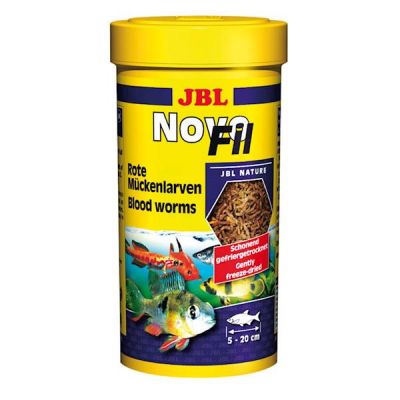 JBL NOVOFIL 250 ML POKARM CZERWONA LARWA KOMARA