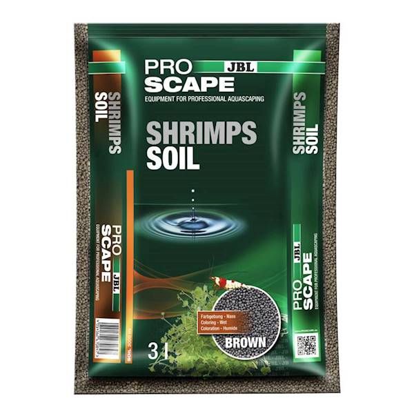 JBL PROSCAPE SHRIMPSOIL BROWN 3L PODŁOŻE CIEMNE