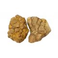 IKOLA SKAŁA SHELL VEIN ROCK YELLOW OZDOBA