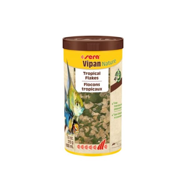 SERA VIPAN NATURE POKARM PŁATKI 1000 ML