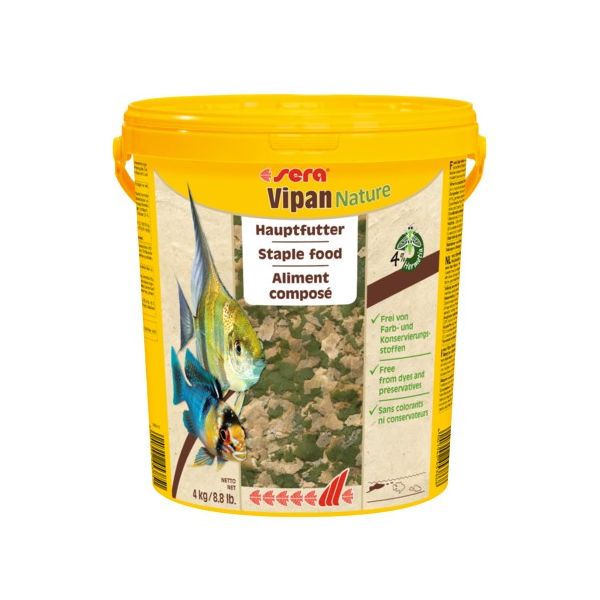 SERA VIPAN LARGE FLAKES 20L DUŻE PŁATKI POKARM