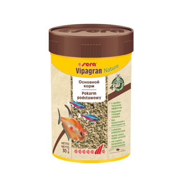 SERA VIPAGRAN NATURE 250ML POKARM GRANULOWANY