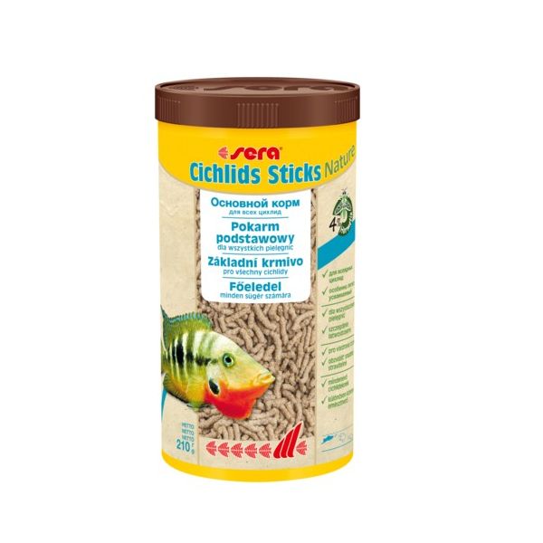 SERA CICHLIDS STICKS 1000ML PAŁECZKI DLA PIELĘGNIC