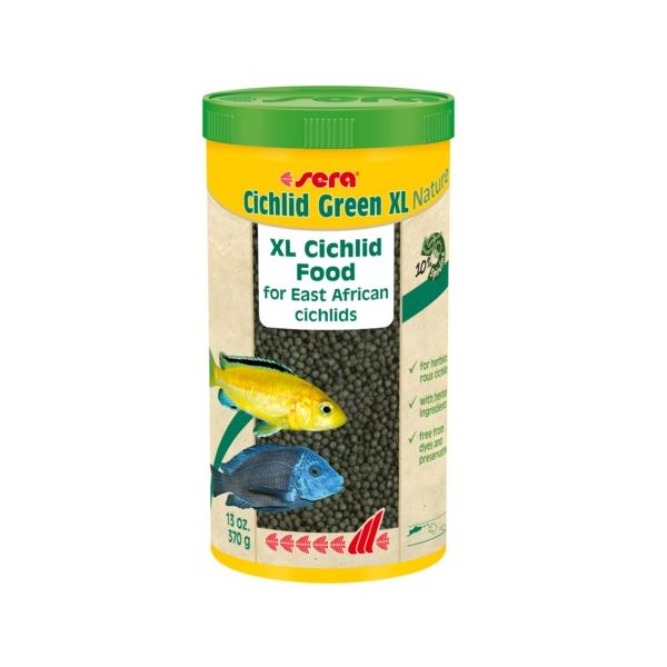 SERA CICHLID GREEN XL 1000 ML POKARM DLA PIELĘGNIC