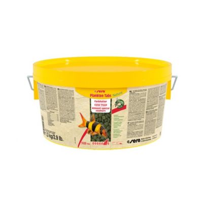 SERA PLANKTON TABS 1.3 KG POKARM WYBARWIAJĄCY
