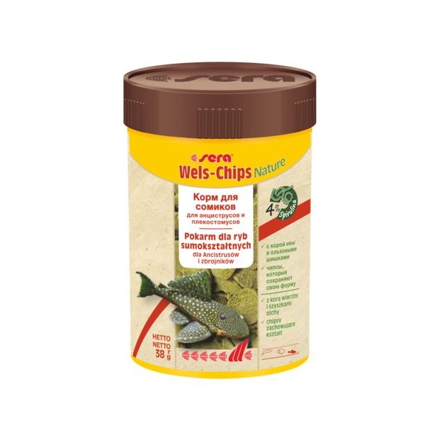 SERA CATFISH CHIPS 100 ML POKARM DLA BOCJI