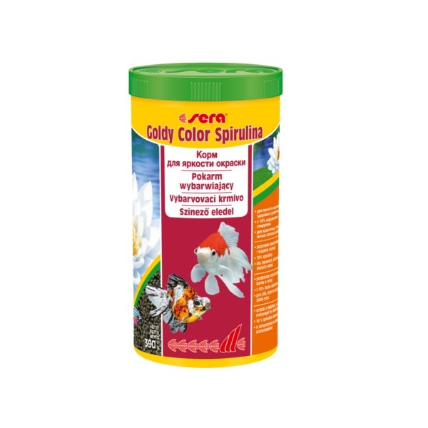 SERA GOLDY COLOR SPIRULINA 1L DLA ZŁOTYCH RYBEK