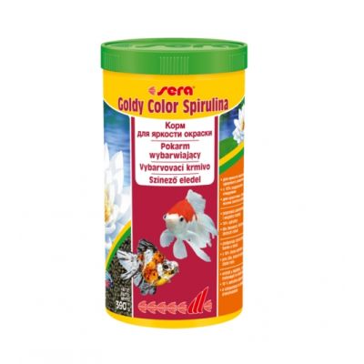 SERA GOLDY COLOR SPIRULINA 1L DLA ZŁOTYCH RYBEK