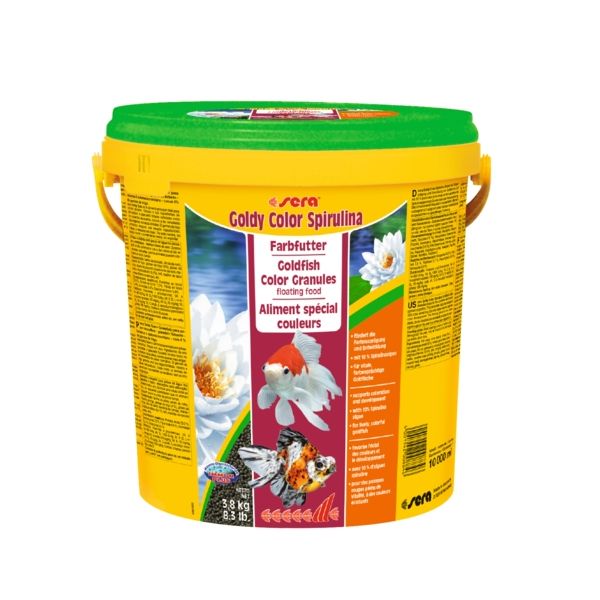 SERA GOLDY COLOR SPIRULINA 10L DLA ZŁOTYCH RYBEK