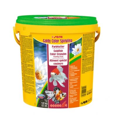 SERA GOLDY COLOR SPIRULINA 10L DLA ZŁOTYCH RYBEK