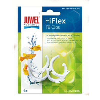 JUWEL HIFLEX Klipsy plastikowe do odbłyśników T8