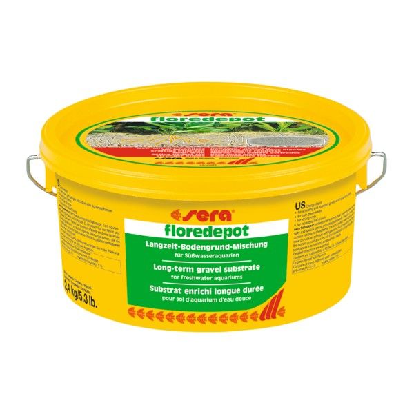 SERA FLOREDEPOT 2,4 KG PODŁOŻE DLA ROŚLIN AKWARIOWYCH