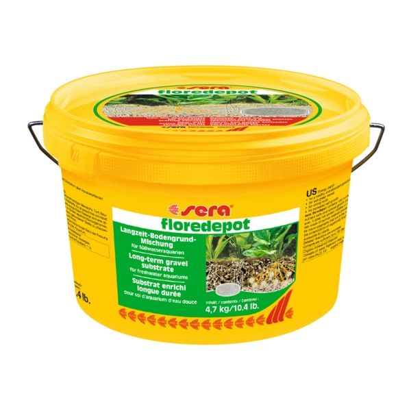 SERA FLOREDEPOT 2,4 KG PODŁOŻE DLA ROŚLIN AKWARIOWYCH