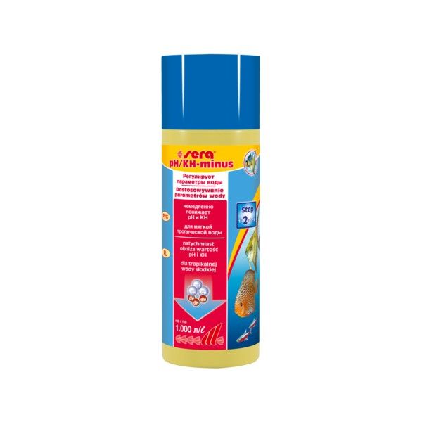 SERA PH/KH-MINUS 250 ML PREPARAT OBNIZAJĄCY PH W AKWARIUM