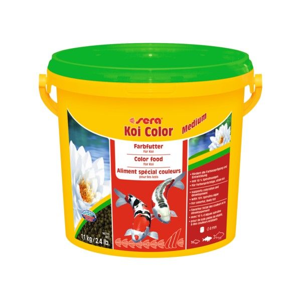 SERA KOI COLOR MEDIUM 3800ML GRANULAT POKARM KOI