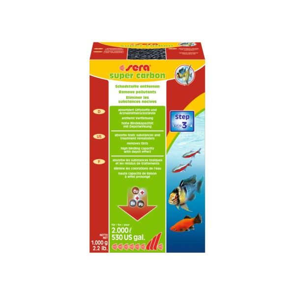 SERA SUPER CARBON 1000 G WĘGIEL AKTYWNY