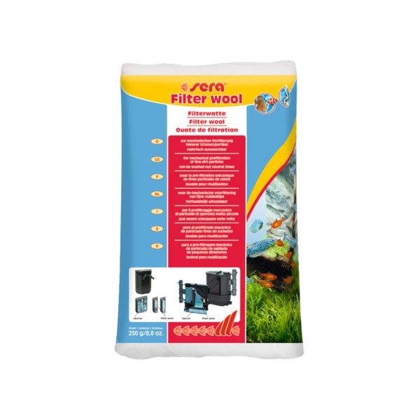 SERA FILTER WOOL 250G WATA DO FILTRÓW