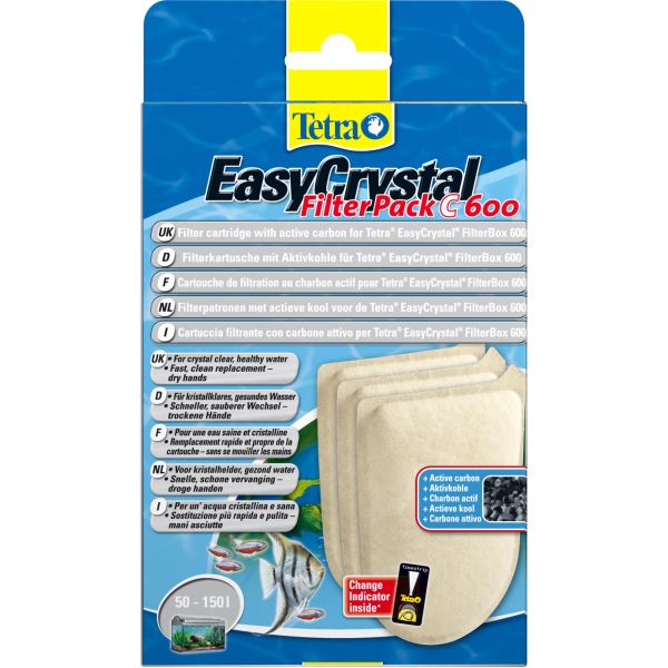 Tetra EasyCrystal Filter Pack C600-wkład węglowy