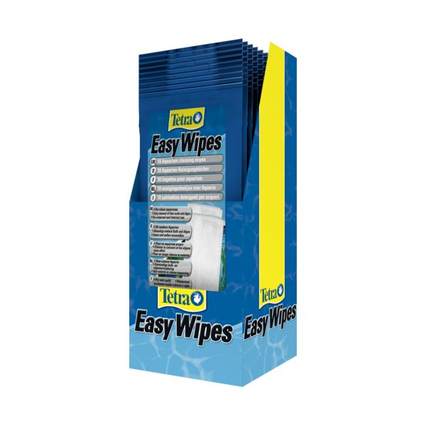 Tetra EasyWipes 10 szt -Chusteczki do czyszczenia elementów wyposażenia akwariów tropikalnych i morskich
