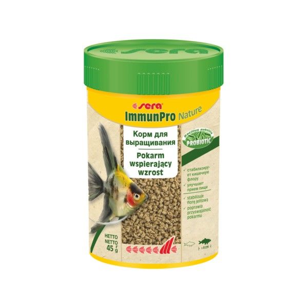 SERA IMMUN PRO 100ML POKARM WOLNOTONĄCY DLA RYB OD 4 CM
