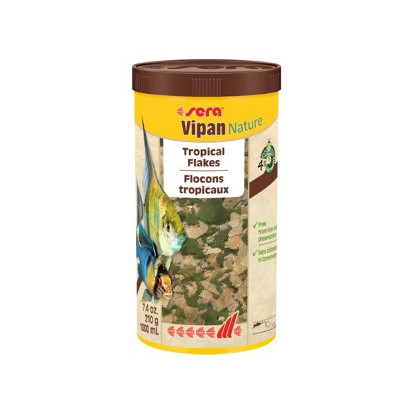 SERA VIPAN NATURE 1000ML PŁATKI POKARM