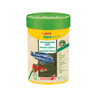 SERA FLORA NATURE 100 ML PŁATKI POKARM DLA RYB