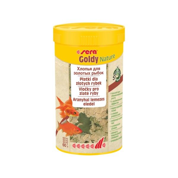 SERA GOLDY NATURE 250 ML POKARM DLA ZŁOTYCH RYBEK