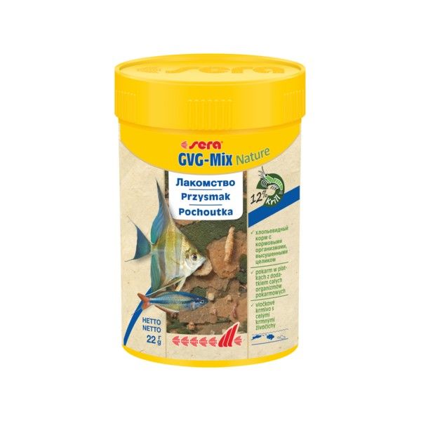 SERA GVG-MIX NATURE 100 ML POKARM DLA RYB