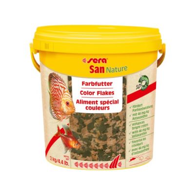 SERA SAN NATURE 10L POKARM WYBARWIAJĄCY