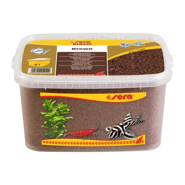 SERA GRAVEL BROWN ŻWIREK DO AKWARIUM BRAOWY 6L