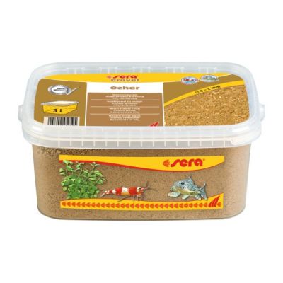 SERA GRAVEL OCHER ZK DO AKWARIUM W KOLORZE ORCHY 3L