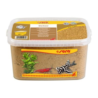 SERA GRAVEL OCHER ŻWIREK DO AKWARIUM W KOLORZE ORCHY 6L