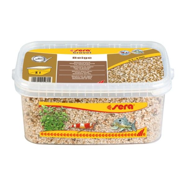 SERA GRAVEL BEIGE ŻWIREK DO AKWARIUM BEŻOWY 3L
