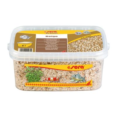 SERA GRAVEL BEIGE ŻWIREK DO AKWARIUM BEŻOWY 3L