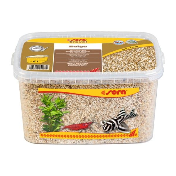SERA GRAVEL BEIGE ŻWIREK DO AKWARIUM BEŻOWY 6L