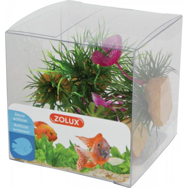 ZOLUX Dekoracje roślinne mix x 4 szt. zestaw 1