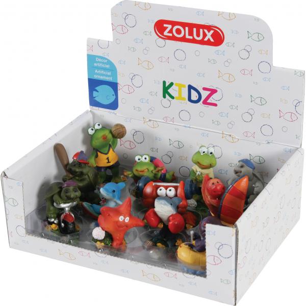 ZOLUX Display 12 dekoracji akwarystycznych "Zwariowane zwierzęta"