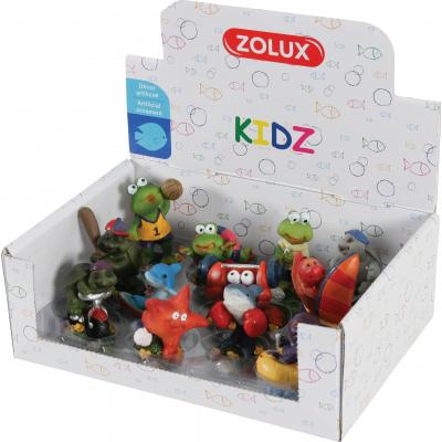 ZOLUX Display 12 dekoracji akwarystycznych "Zwariowane zwierzęta"
